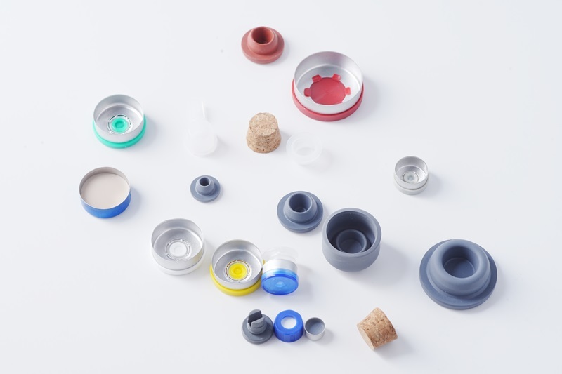 Rubber stopper,aluminum plastic cap Rubber stopper,aluminum plastic cap