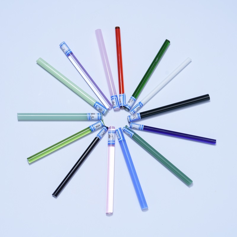 24 colors borosilicate COE 3.3 colored glass rod 24 colors borosilicate COE 3.3 colored glass rod